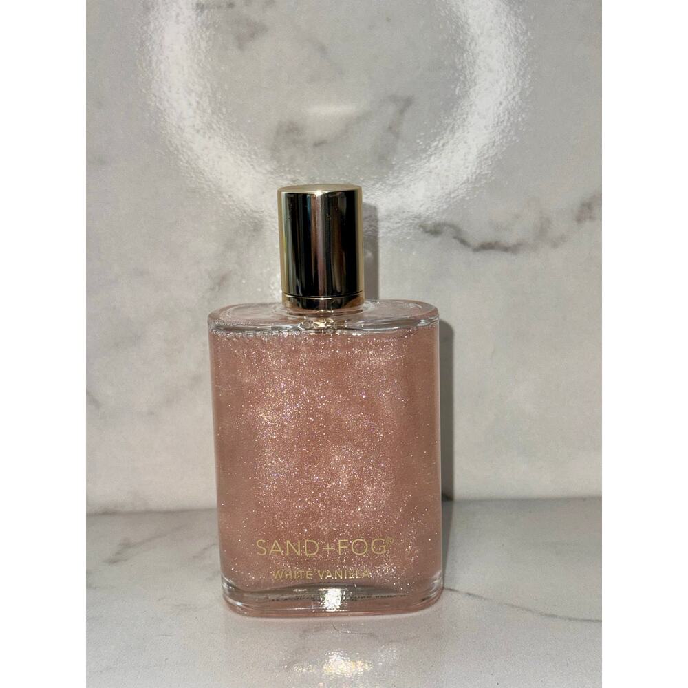 New Sand + Fog White Vanilla Shimmering Body Oil